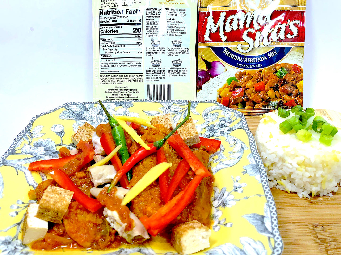 MAMA SITA'S DELICIOUS MENUDO/AFRITADA MIX!